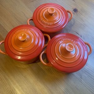 Le Creuset Mimi Round Cocotte x3